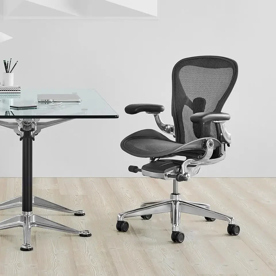 Aeron Chair Graphite/Poleret - Billede 2