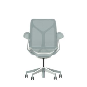 Cosm Chair Glacier/Glacier mellemhøj ryg