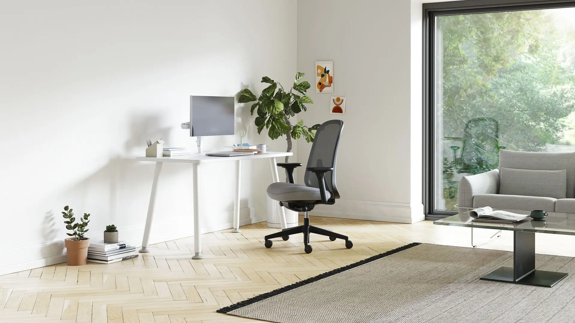 Lino Chair Graphite/Graphite - Billede 4