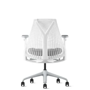 Sayl Chair White/Fog 3D ryg