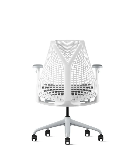 Sayl Chair White/Fog 3D ryg
