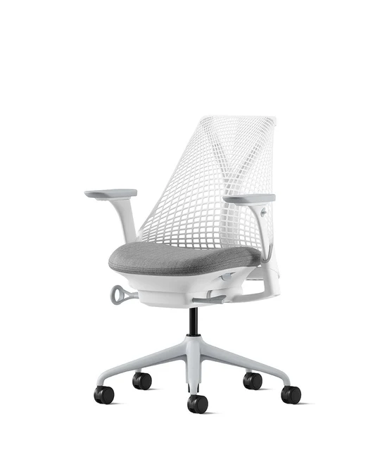 Sayl Chair White/Fog 3D ryg - Billede 2